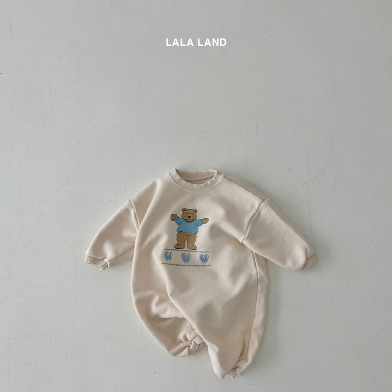 Lalaland - Korean Baby Fashion - #babygirlfashion - Bebe Hug Bear Bodysuit - 6