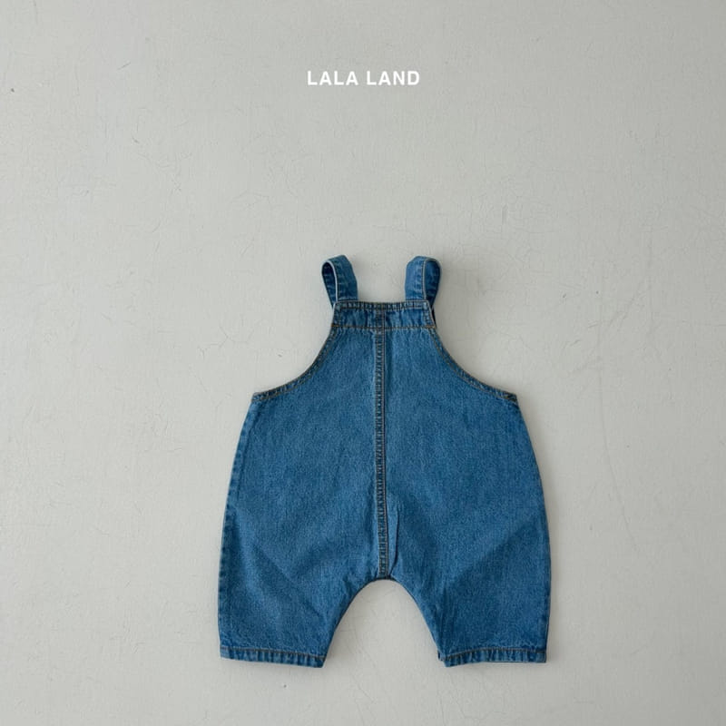 Lalaland - Korean Baby Fashion - #babylifestyle - Bebe Pocket Denim Dungarees