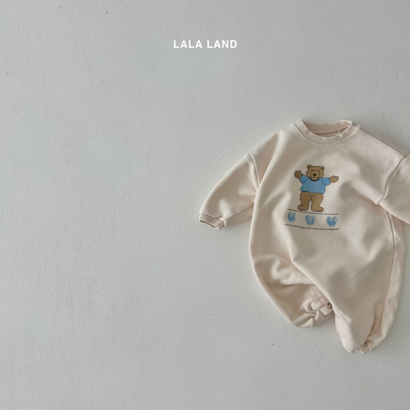 Lalaland - Korean Baby Fashion - #babylifestyle - Bebe Hug Bear Bodysuit - 7