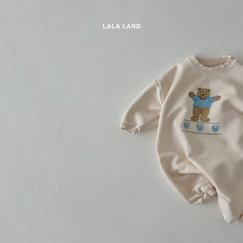 Lalaland - Korean Baby Fashion - #babyoninstagram - Bebe Hug Bear Bodysuit - 8