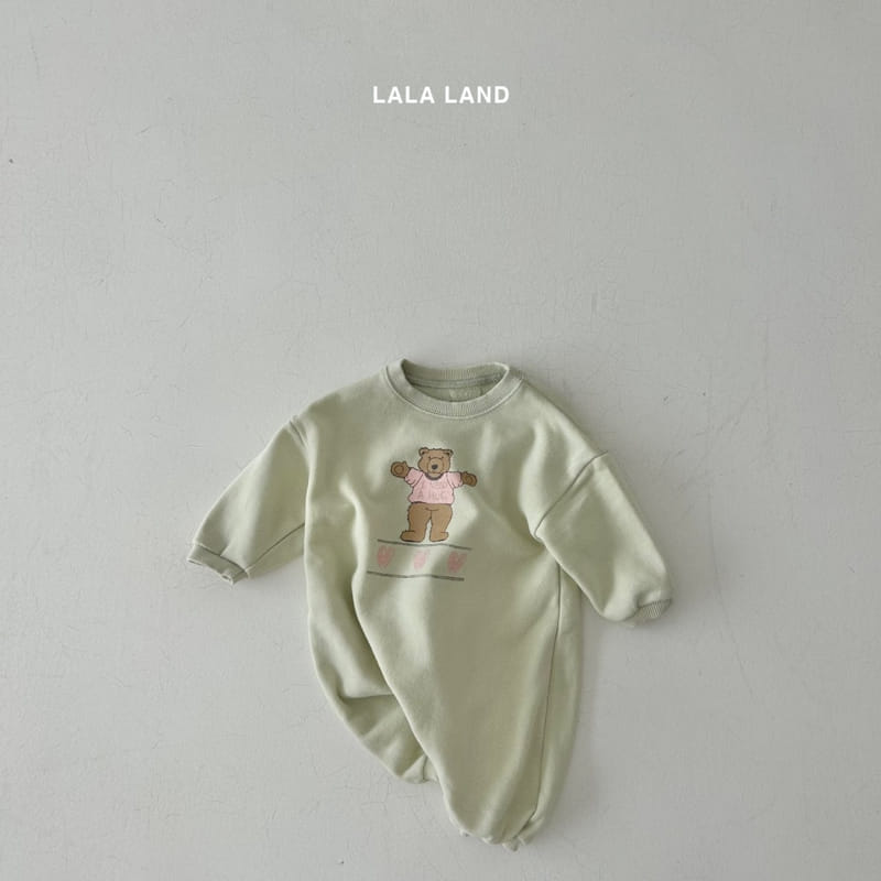 Lalaland - Korean Baby Fashion - #babyoutfit - Bebe Hug Bear Bodysuit - 10