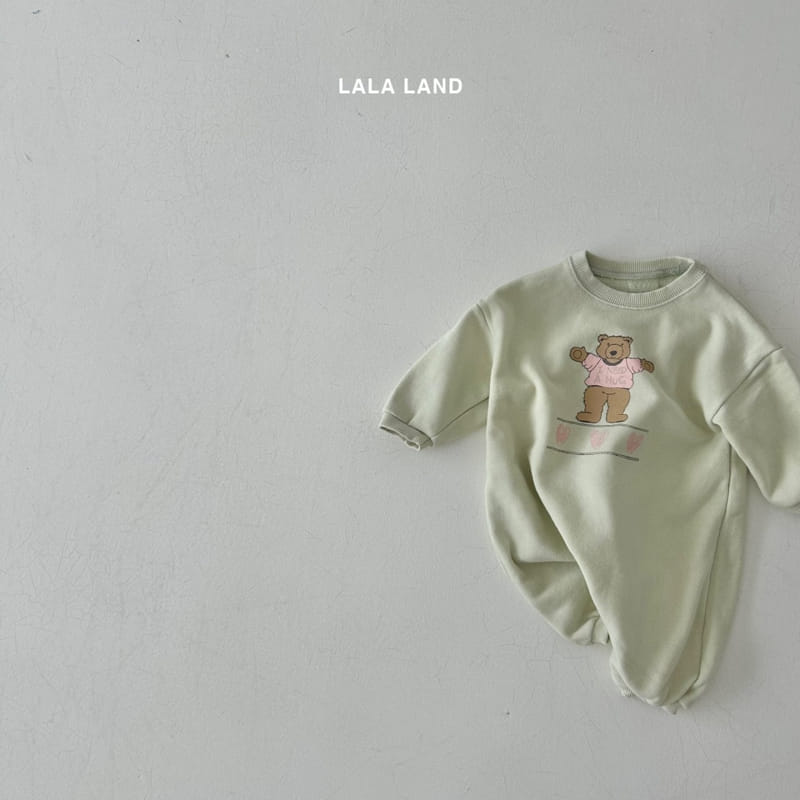 Lalaland - Korean Baby Fashion - #babyoutfit - Bebe Hug Bear Bodysuit - 11