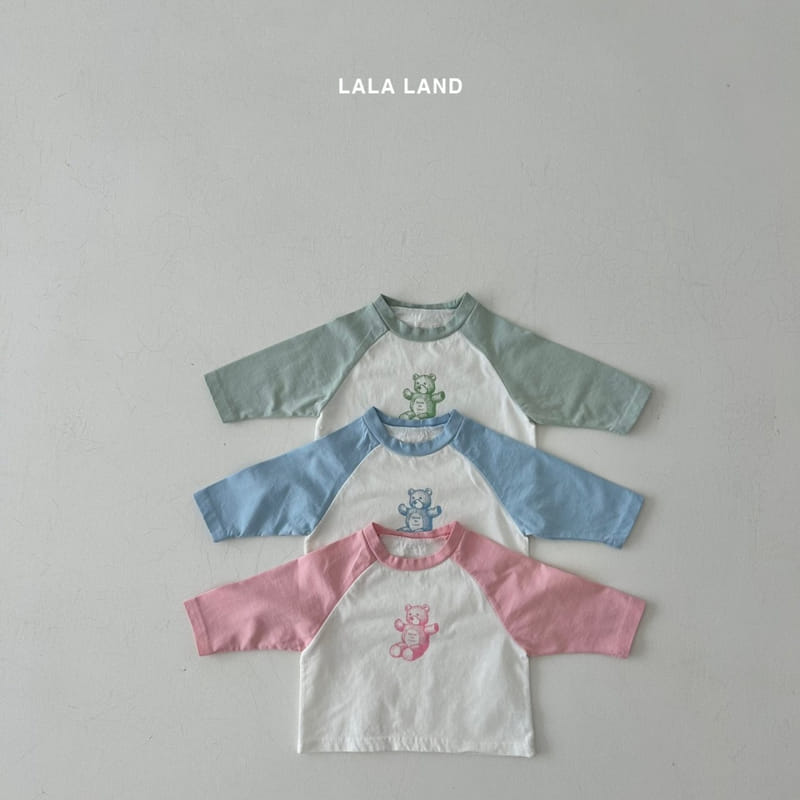 Lalaland - Korean Baby Fashion - #babyoutfit - Bebe Bear Tee - 8