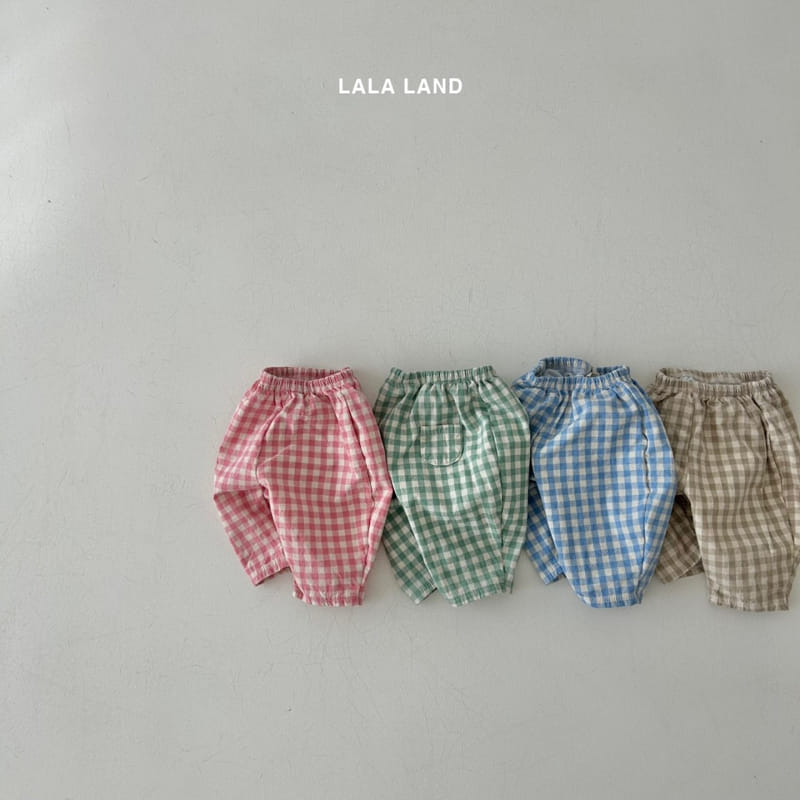 Lalaland - Korean Baby Fashion - #babywear - Bebe Check Pants - 2