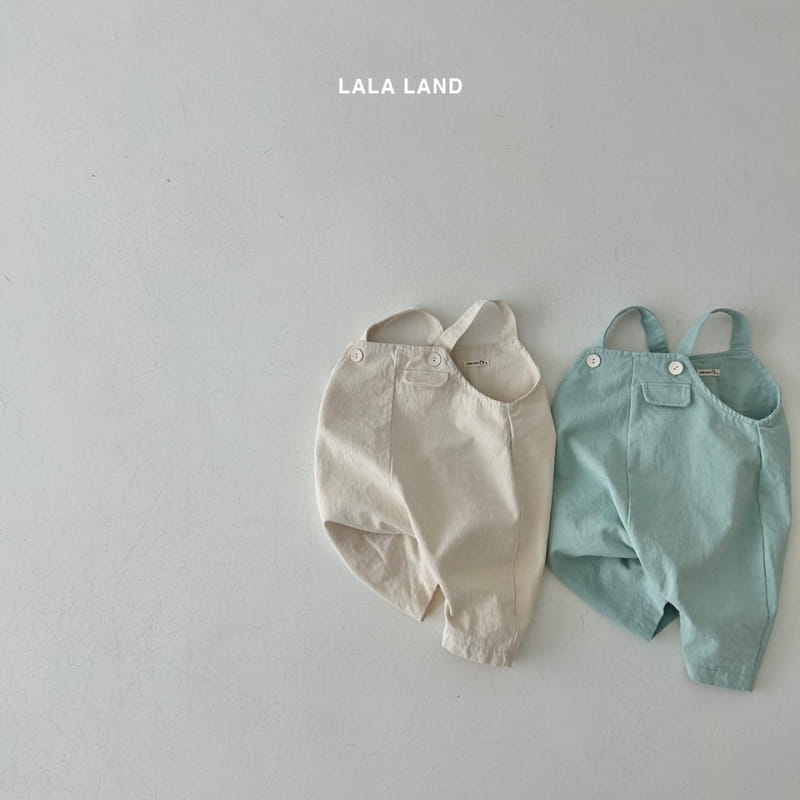 Lalaland - Korean Baby Fashion - #onlinebabyboutique - Bebe Mini Dungarees - 2