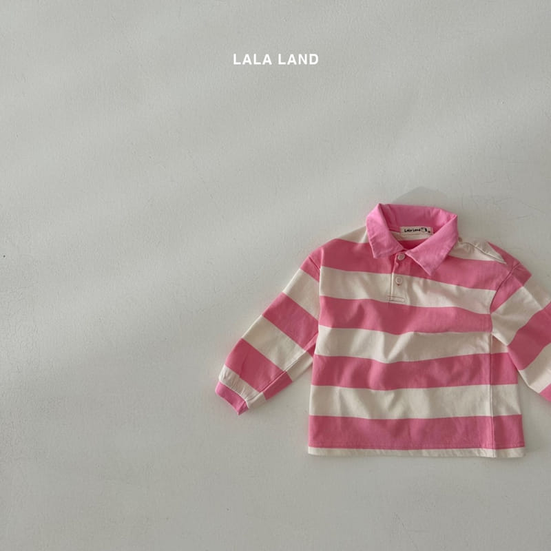 Lalaland - Korean Children Fashion - #kidsstore - Rugby Collar Tee - 6