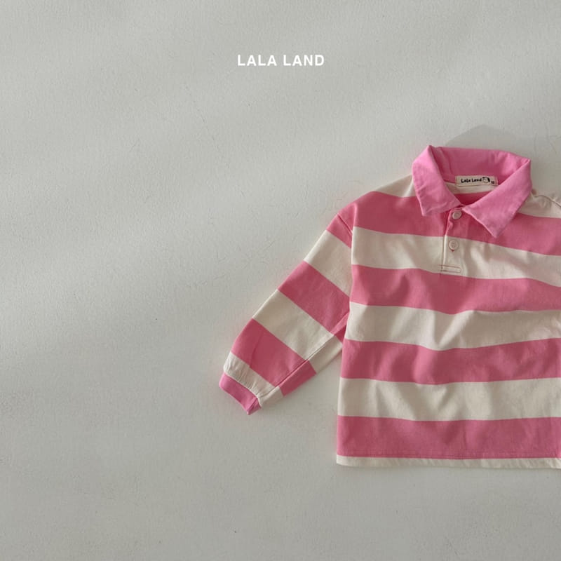 Lalaland - Korean Children Fashion - #kidzfashiontrend - Rugby Collar Tee - 7