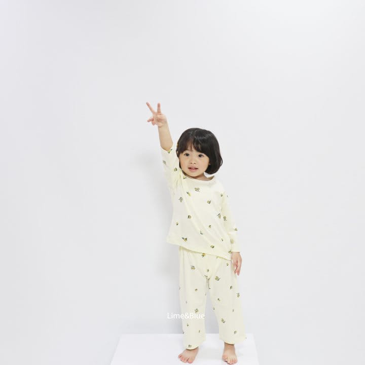 Lime & Blue - Korean Children Fashion - #prettylittlegirls - Organic Olive Easywear - 4