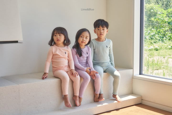 Lime & Blue - Korean Children Fashion - #kidsstore - Lapa Club Love Me Easywear - 3