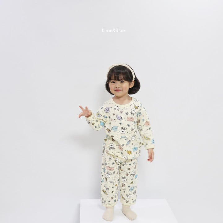 Lime & Blue - Korean Children Fashion - #magicofchildhood - Candy Rabbit Easywear - 5