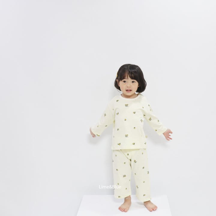 Lime & Blue - Korean Children Fashion - #minifashionista - Organic Olive Easywear - 2