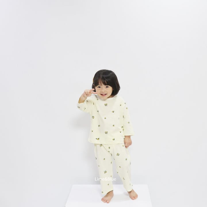 Lime & Blue - Korean Children Fashion - #prettylittlegirls - Organic Olive Easywear - 3
