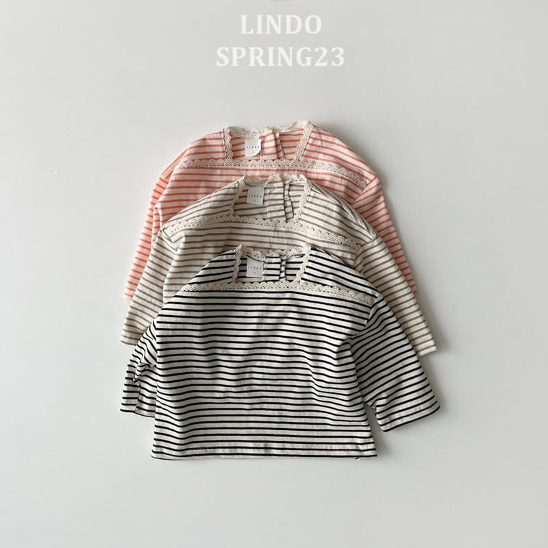 Lindo - Korean Children Fashion - #childofig - Wefers Stripes Tee - 2