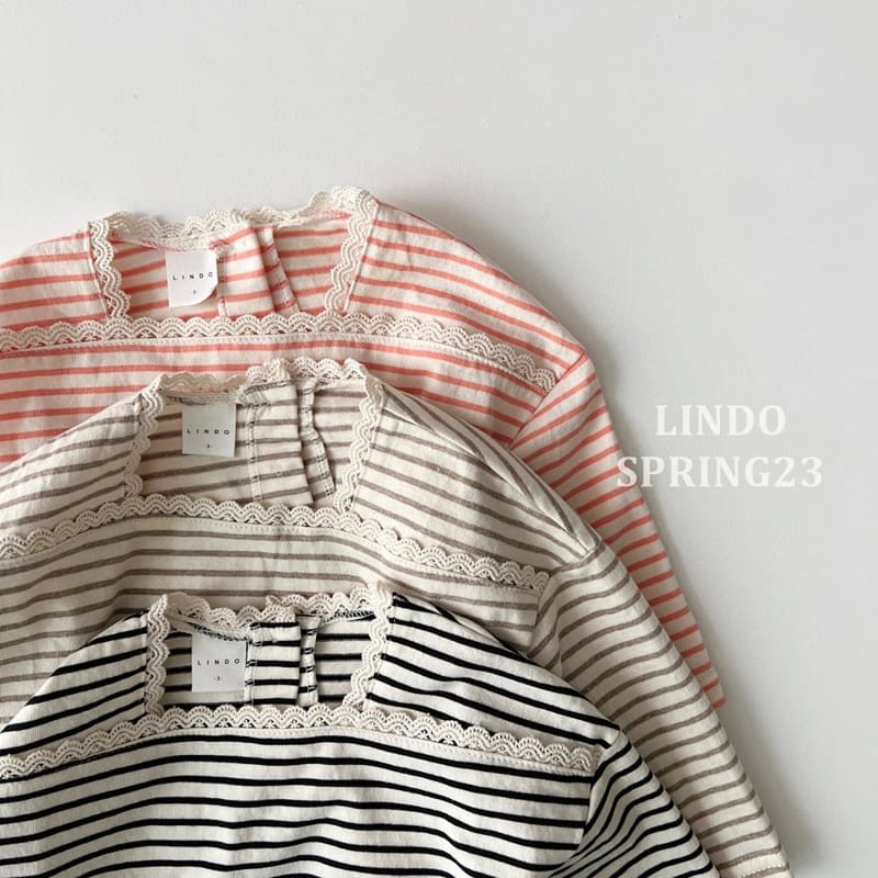 Lindo - Korean Children Fashion - #childrensboutique - Wefers Stripes Tee - 4