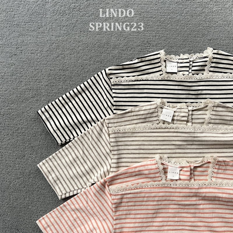 Lindo - Korean Children Fashion - #fashionkids - Wefers Stripes Tee - 6