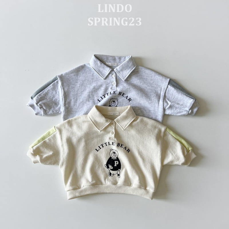 Lindo - Korean Children Fashion - #kidsshorts - Little Bear Collar Sweatshirt