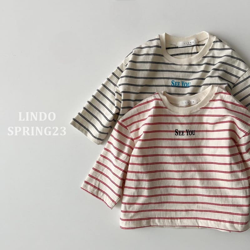 Lindo - Korean Children Fashion - #prettylittlegirls - C  U Stripes Tee - 3