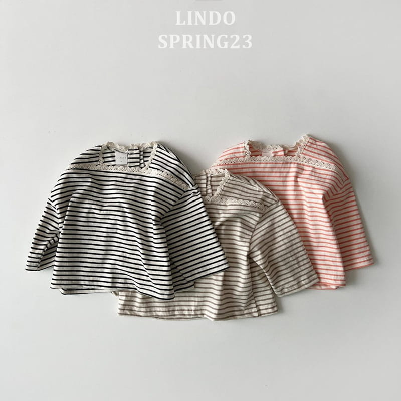 Lindo - Korean Children Fashion - #stylishchildhood - Wefers Stripes Tee