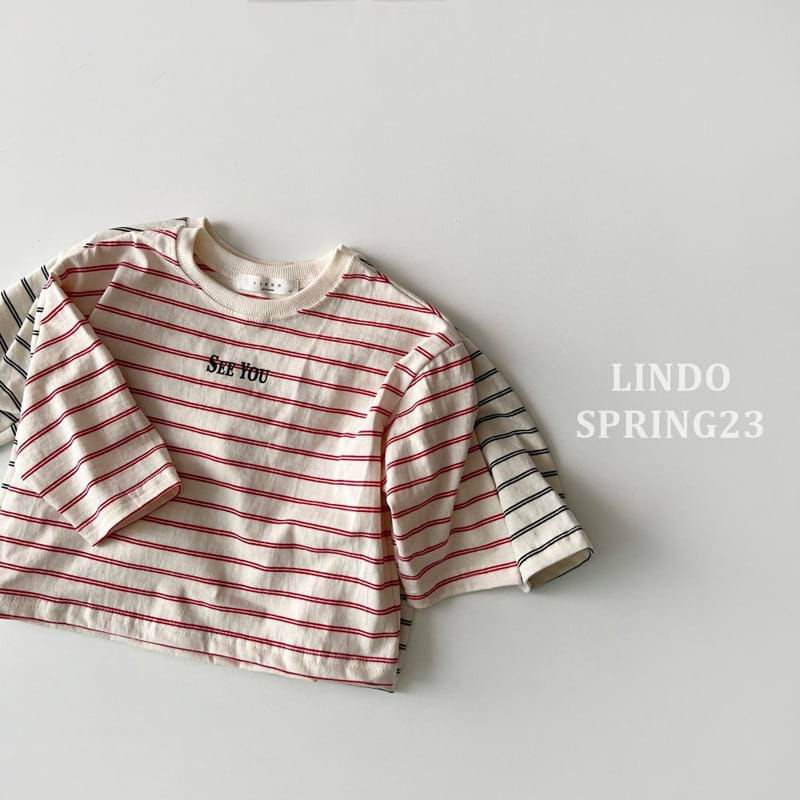 Lindo - Korean Children Fashion - #prettylittlegirls - C  U Stripes Tee - 4