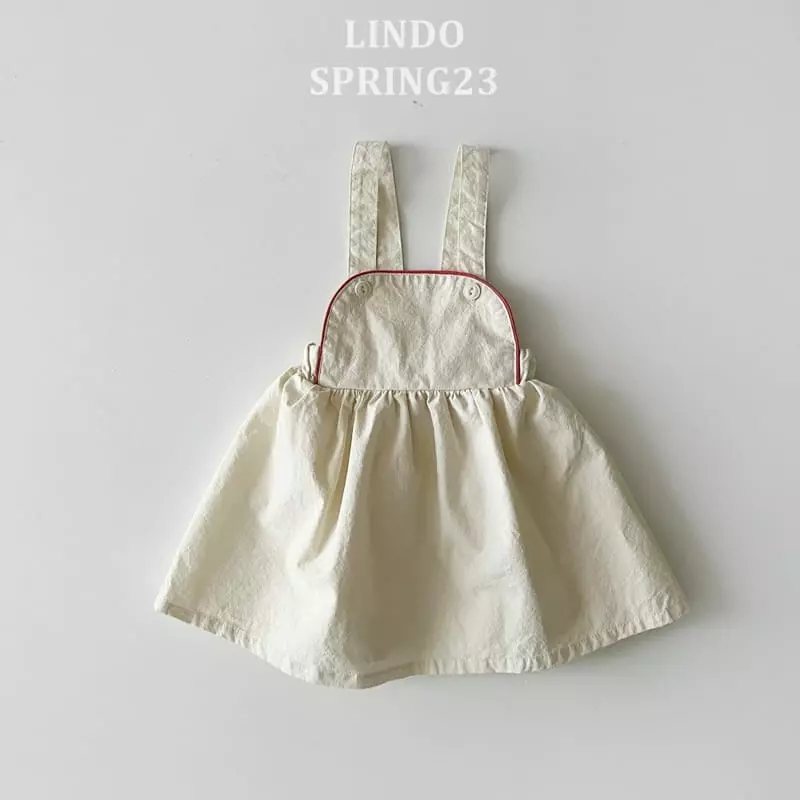 Lindo - Korean Children Fashion - #toddlerclothing - Line Dungarees One-piece - 3