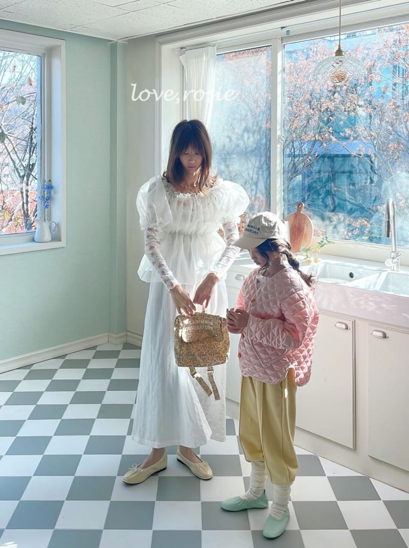 Love Rosie - Korean Children Fashion - #Kfashion4kids - Eyelet Tee with Mom - 5