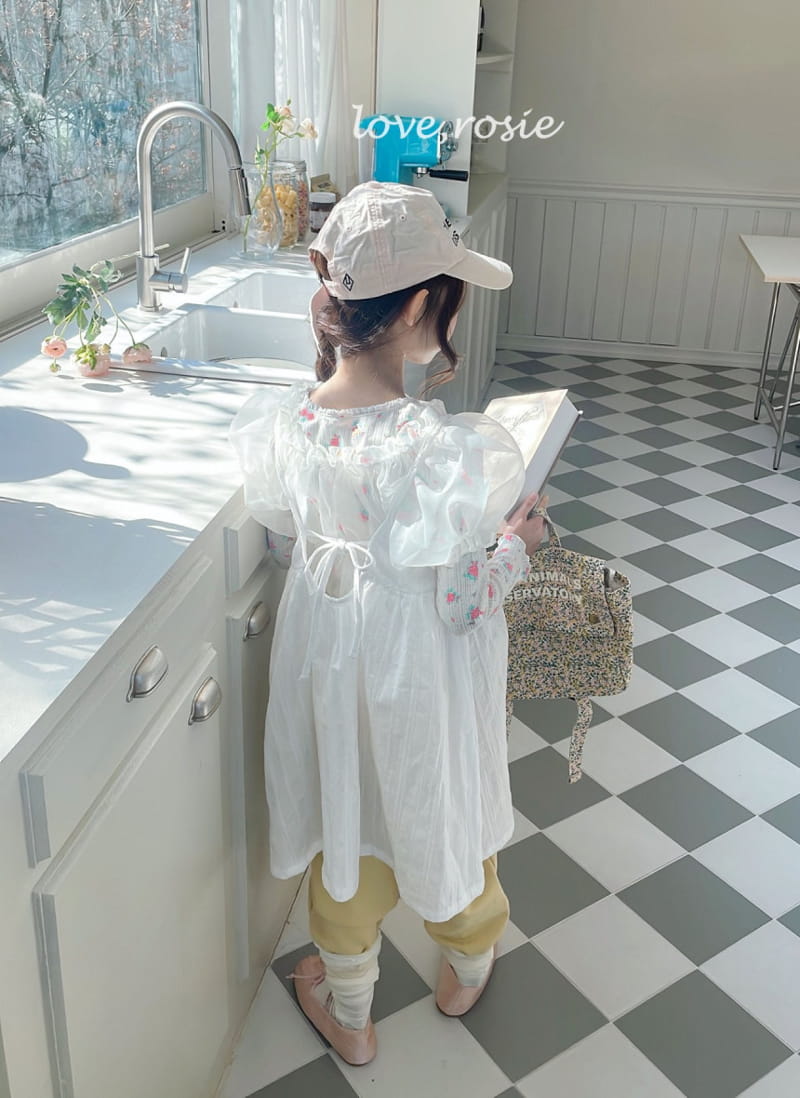 Love Rosie - Korean Children Fashion - #toddlerclothing - Eyelet Tee with Mom - 11