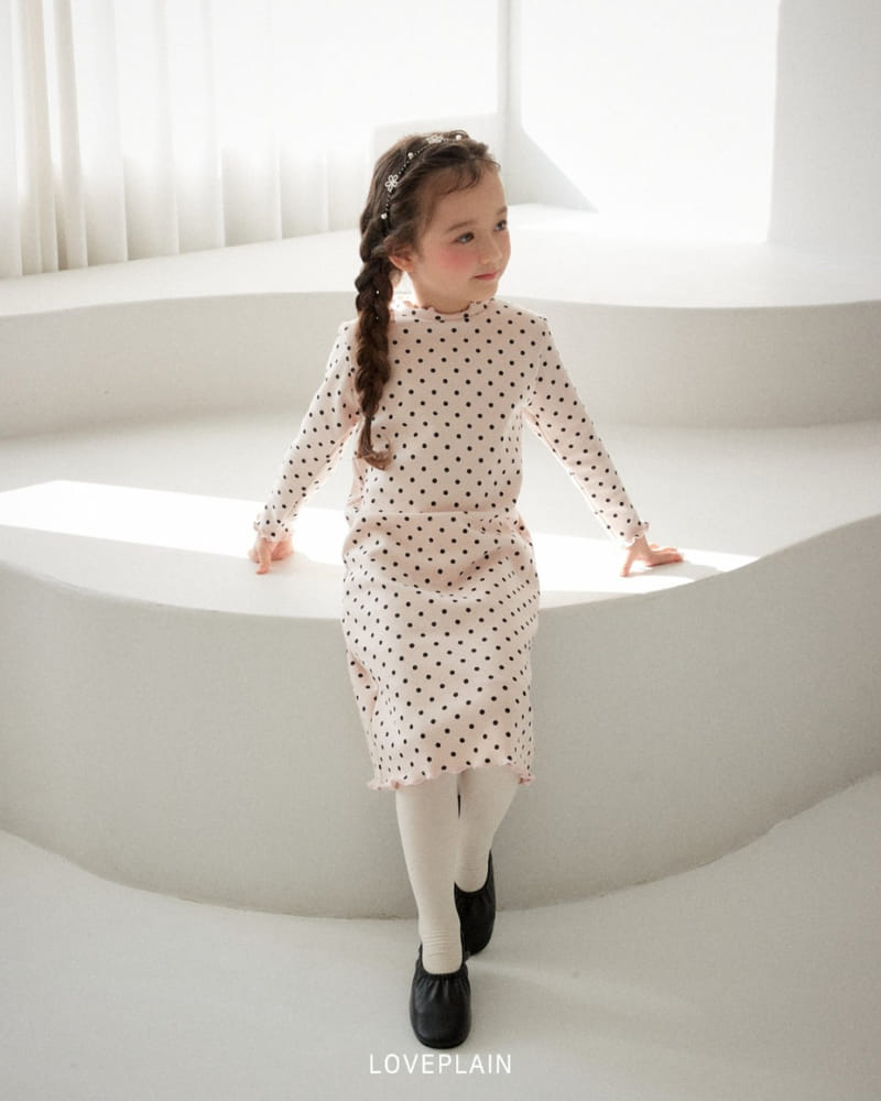 Loveplain - Korean Children Fashion - #Kfashion4kids - Dot One-piece - 5