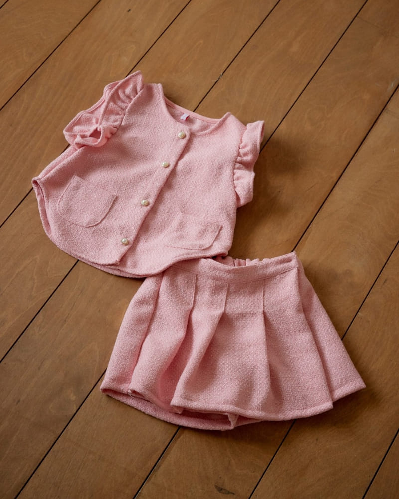 Loveplain - Korean Children Fashion - #kidsshorts - Ciene Top Bottom Set