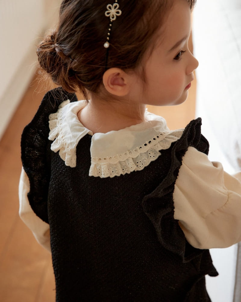 Loveplain - Korean Children Fashion - #littlefashionista - Ciene Top Bottom Set - 5