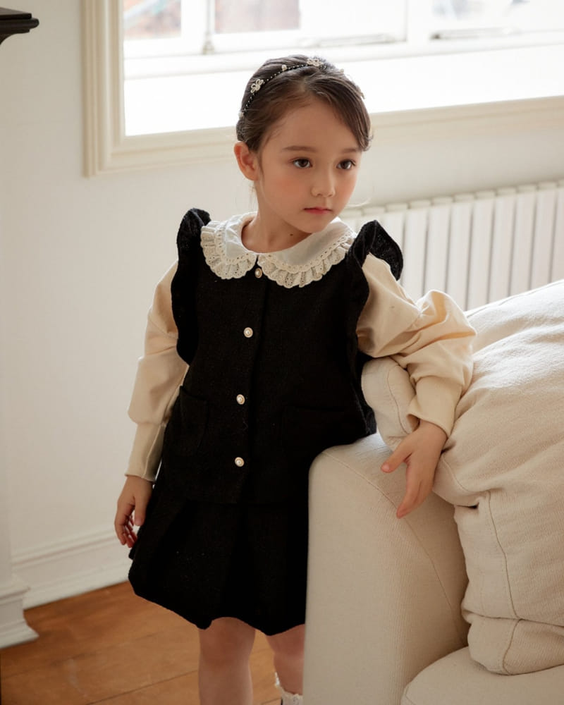 Loveplain - Korean Children Fashion - #minifashionista - Ciene Top Bottom Set - 7