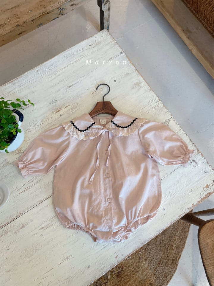 Marron Kid - Korean Baby Fashion - #babyclothing - Wends Bodysuit - 5