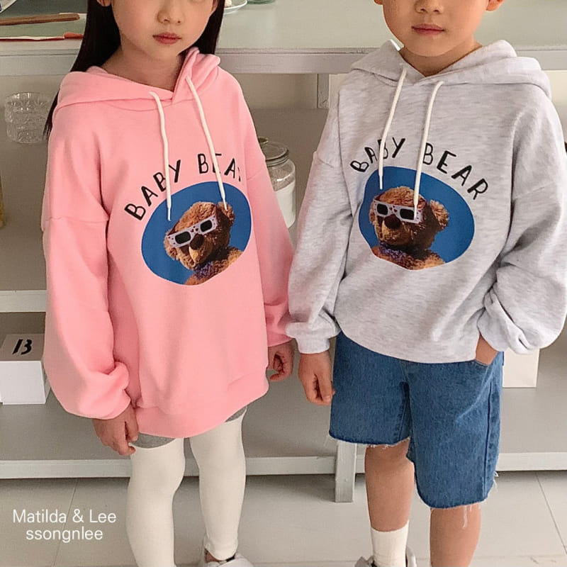 Matilda & Lee - Korean Children Fashion - #Kfashion4kids - Baby Bear Hoody Tee - 12