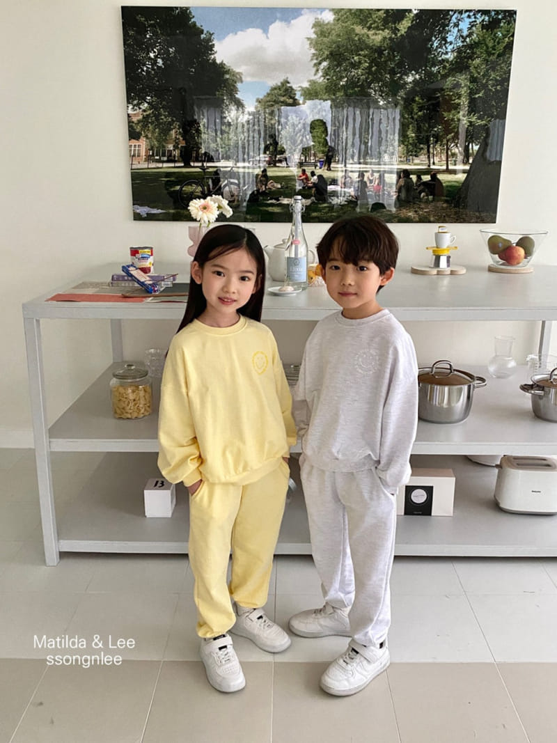 Matilda & Lee - Korean Children Fashion - #Kfashion4kids - Candy Smile Top Bottom Set - 11