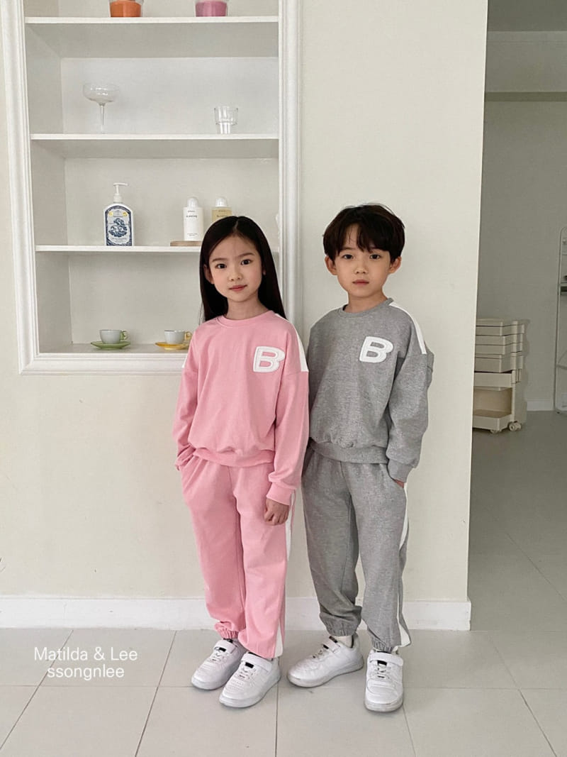 Matilda & Lee - Korean Children Fashion - #Kfashion4kids - B Training Top Bottom Set - 7