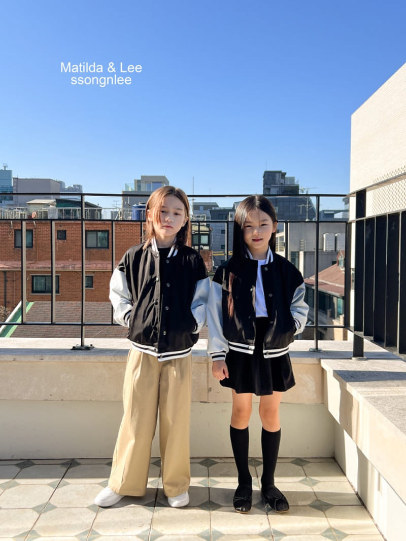 Matilda & Lee - Korean Children Fashion - #Kfashion4kids - Baseball Jumper - 2