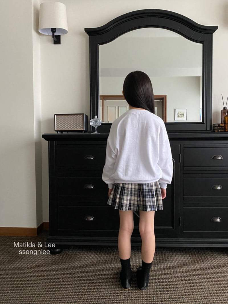 Matilda & Lee - Korean Children Fashion - #Kfashion4kids - Check Wrinkle Skirt - 12