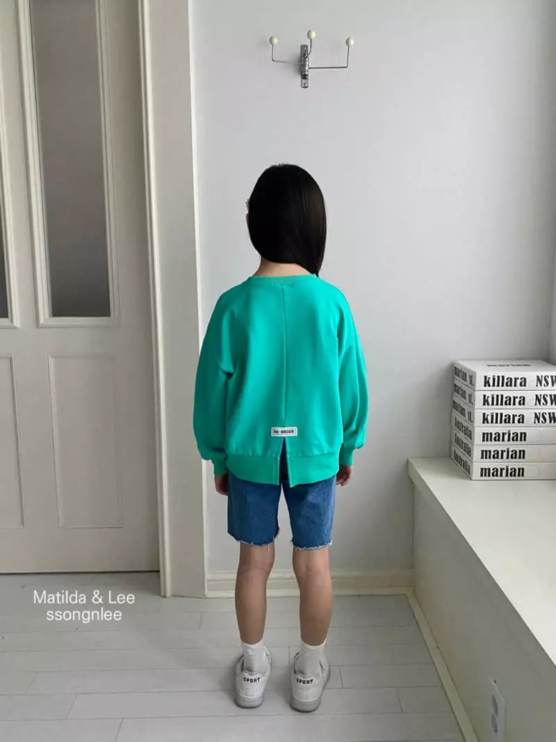 Matilda & Lee - Korean Children Fashion - #Kfashion4kids - Back Slit Sweatshirt - 7