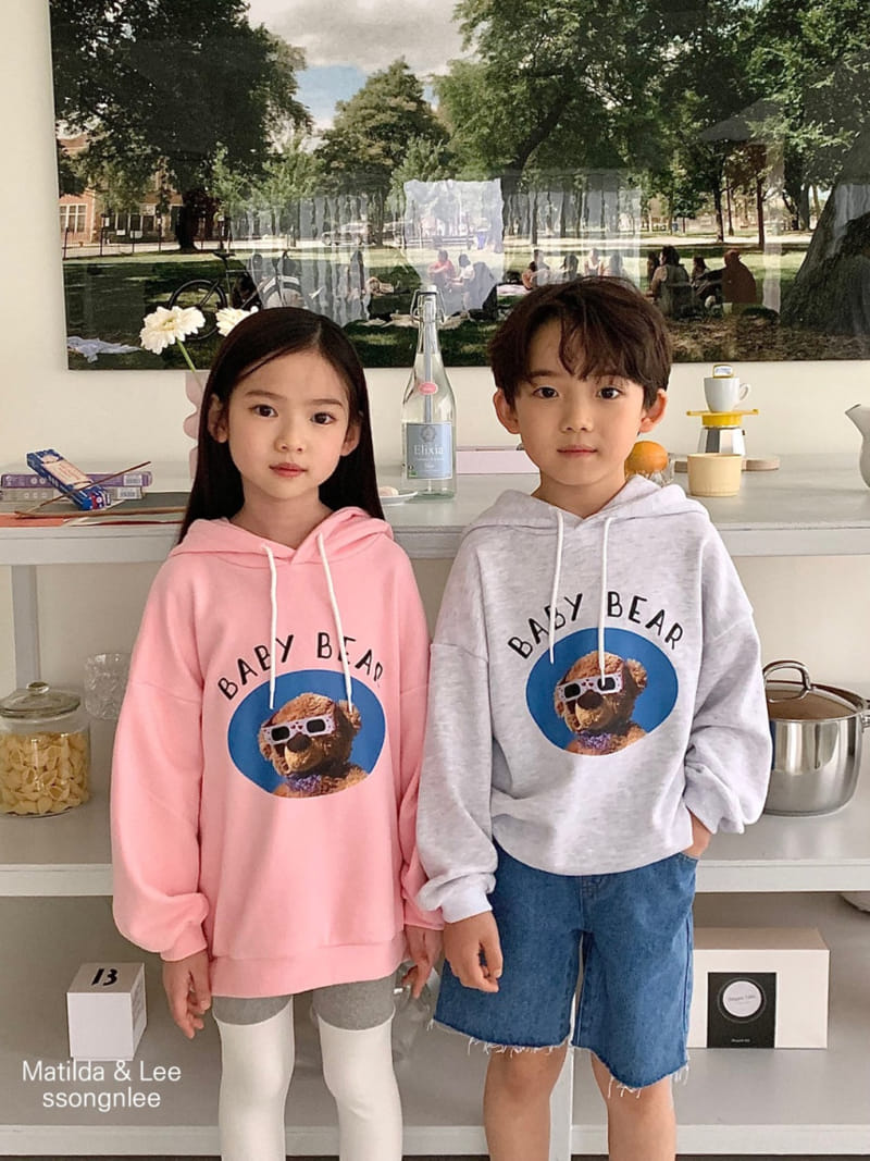 Matilda & Lee - Korean Children Fashion - #stylishchildhood - Baby Bear Hoody Tee - 4