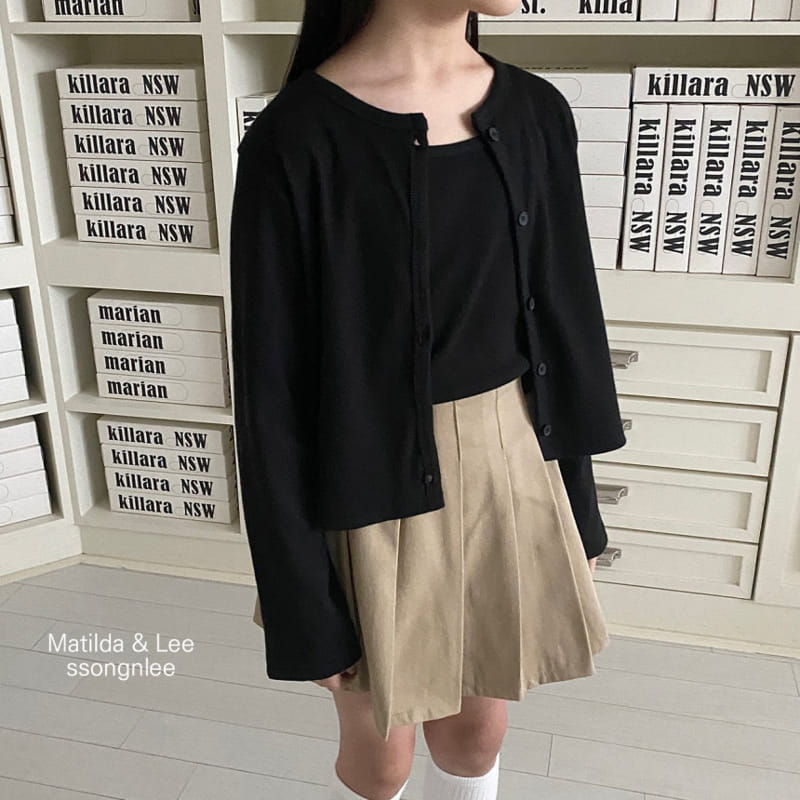 Matilda & Lee - Korean Children Fashion - #childofig - Rib Sleeveless Cardigan Set - 8