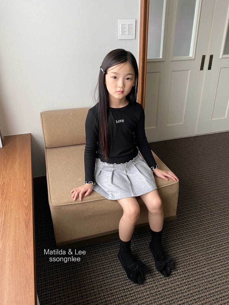 Matilda & Lee - Korean Children Fashion - #childofig - Love Rib Tee - 12