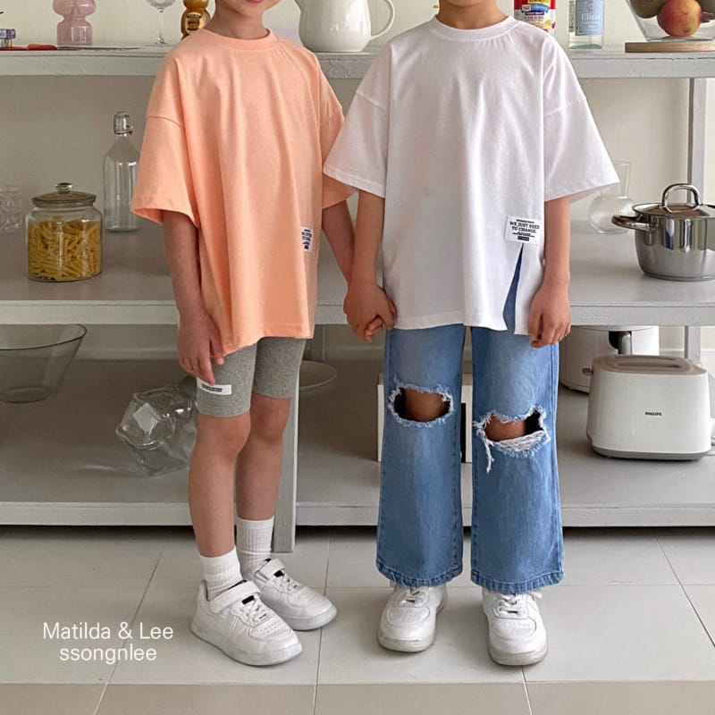 Matilda & Lee - Korean Children Fashion - #childofig - Change Label Slit Tee - 11