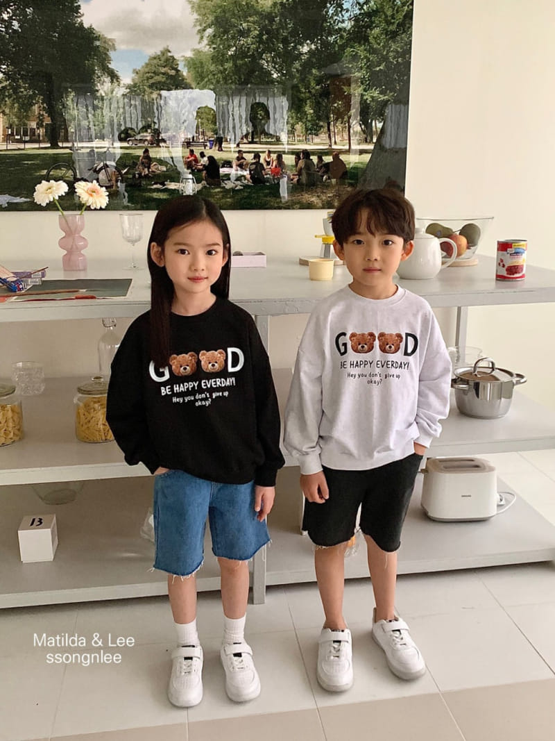 Matilda & Lee - Korean Children Fashion - #childofig - Good Bear Sweatshirt - 5