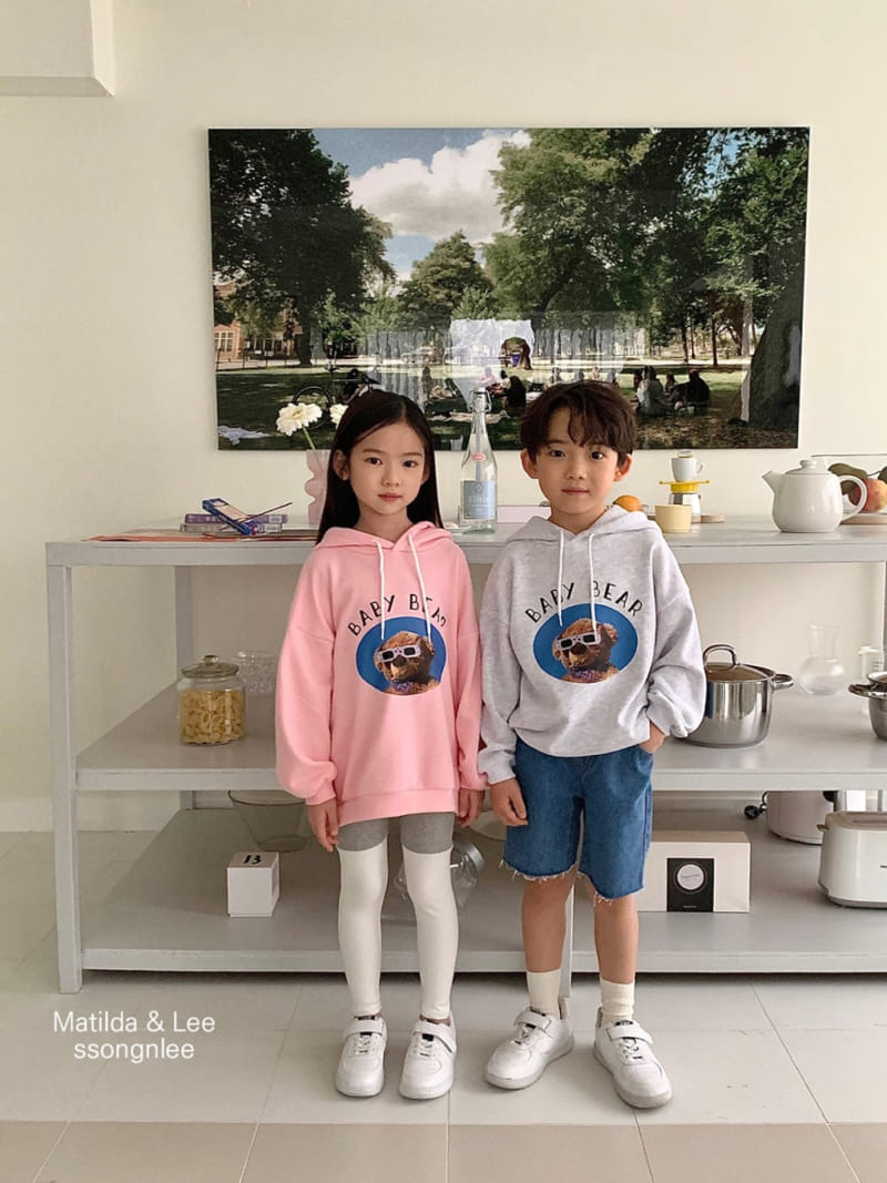 Matilda & Lee - Korean Children Fashion - #childrensboutique - Baby Bear Hoody Tee - 5