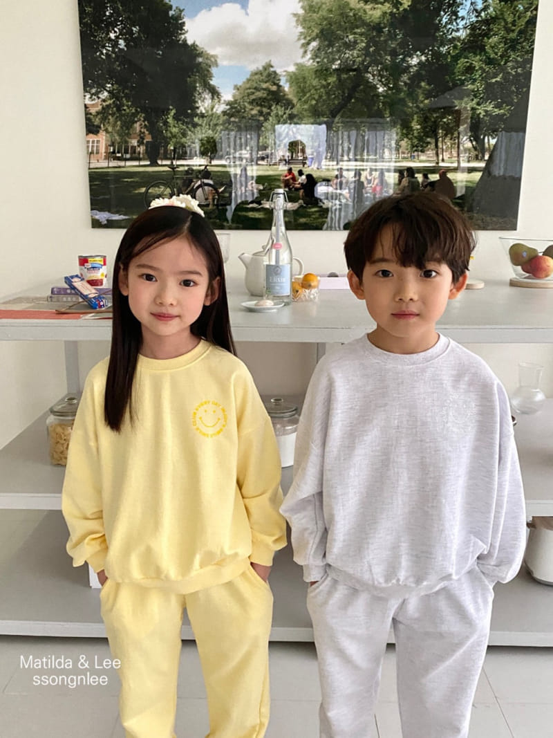 Matilda & Lee - Korean Children Fashion - #childofig - Candy Smile Top Bottom Set - 4