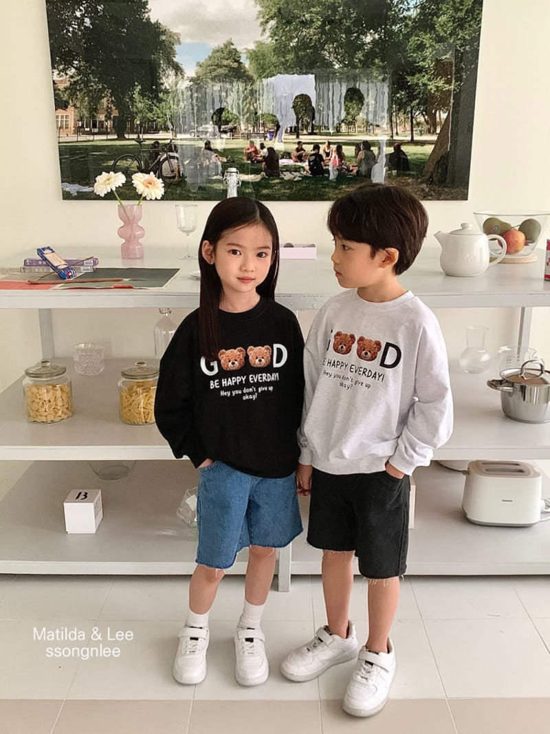 Matilda & Lee - Korean Children Fashion - #childrensboutique - Good Bear Sweatshirt - 6