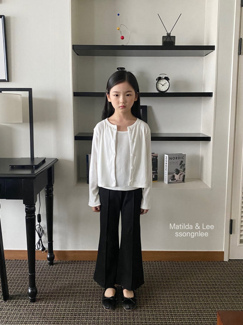 Matilda & Lee - Korean Children Fashion - #designkidswear - Rib Sleeveless Cardigan Set - 11