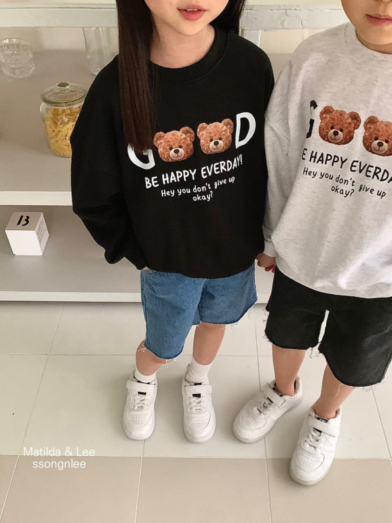 Matilda & Lee - Korean Children Fashion - #designkidswear - Good Bear Sweatshirt - 7