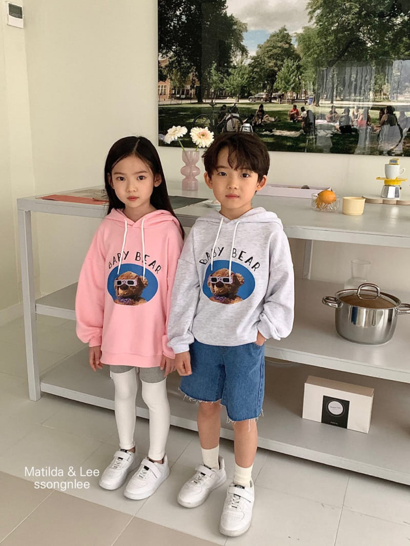 Matilda & Lee - Korean Children Fashion - #discoveringself - Baby Bear Hoody Tee - 7