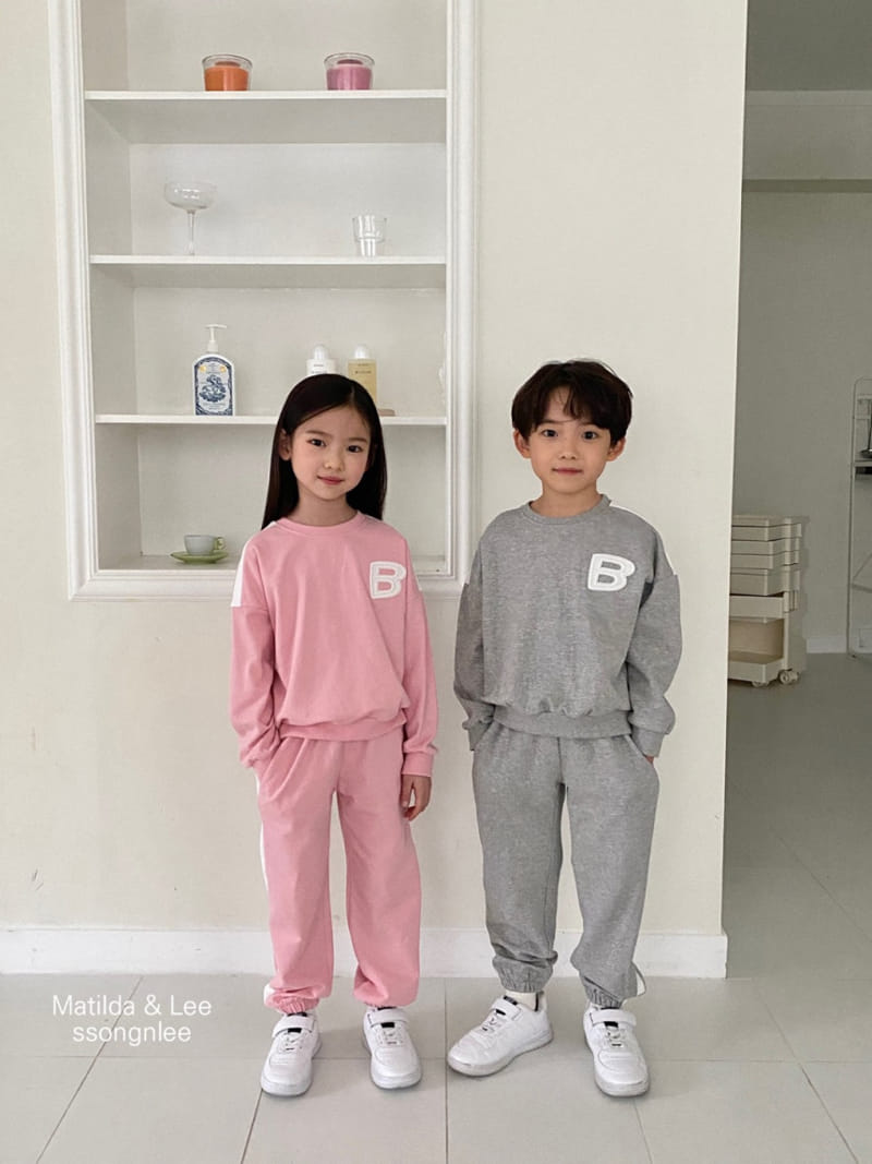 Matilda & Lee - Korean Children Fashion - #discoveringself - B Training Top Bottom Set - 2