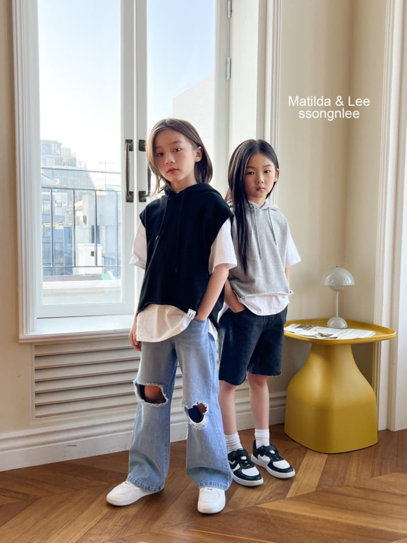 Matilda & Lee - Korean Children Fashion - #discoveringself - Hoody Label Vest - 9